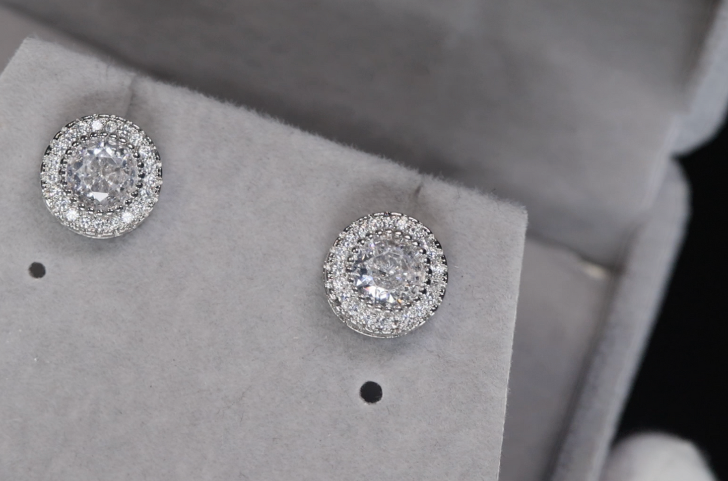 Iced Out Ear Studs