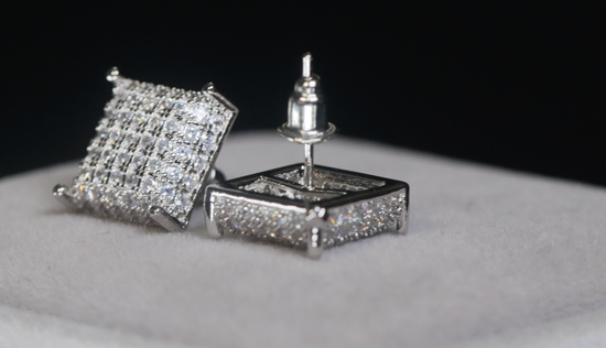 Iced Out Ear Studs