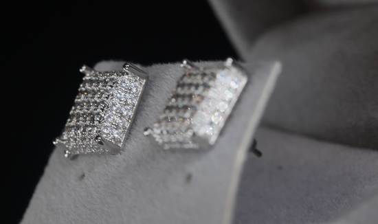 Iced Out Ear Studs