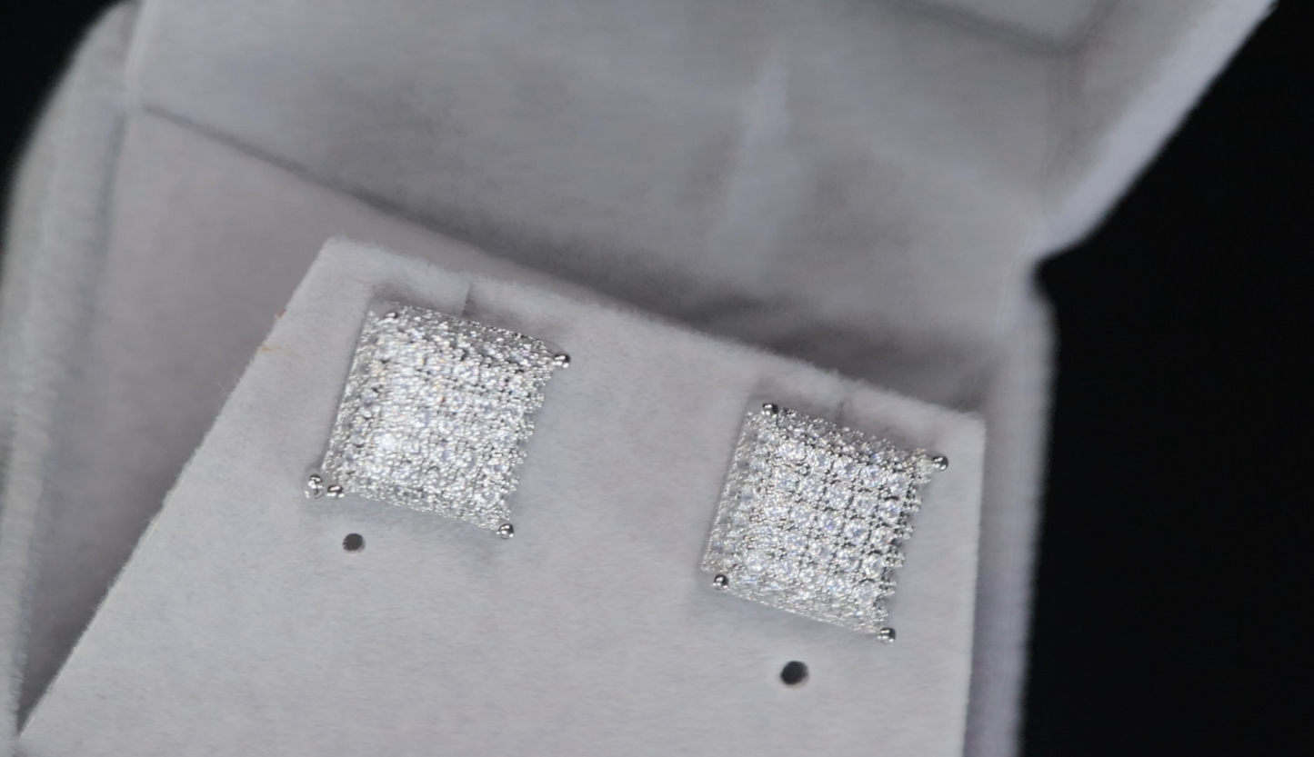 Iced Out Ear Studs