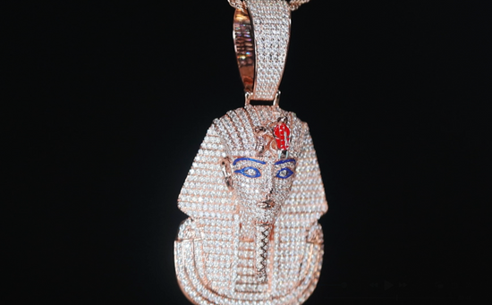Rose Gold Diamond Pharaoh Pendant