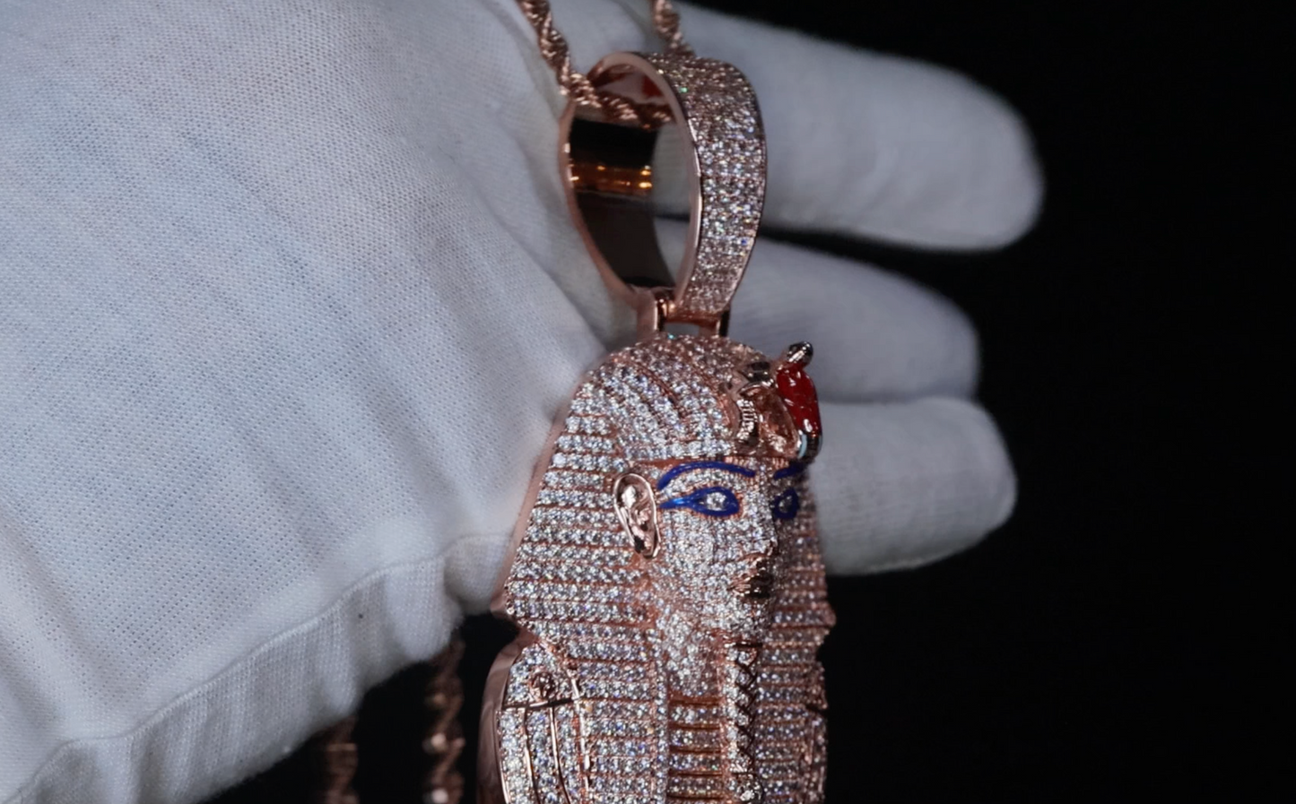 Rose Gold Pharaoh Pendant
