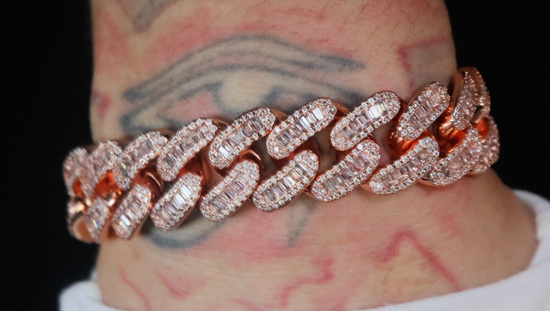 Rose Gold Cuban Bracelet