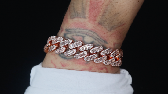 Rose Gold Cuban Bracelet