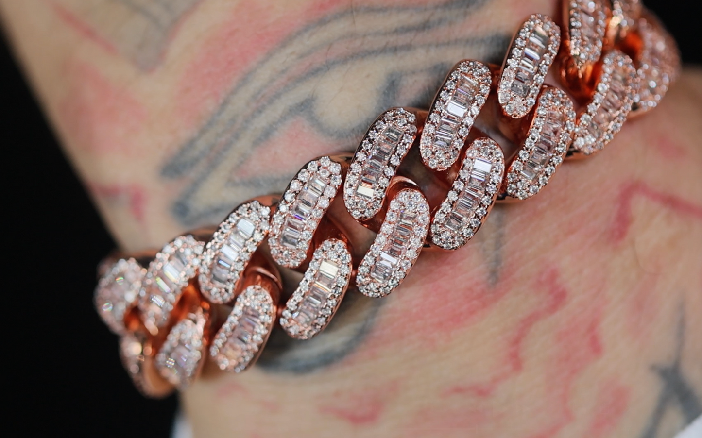 Rose Gold Cuban Bracelet