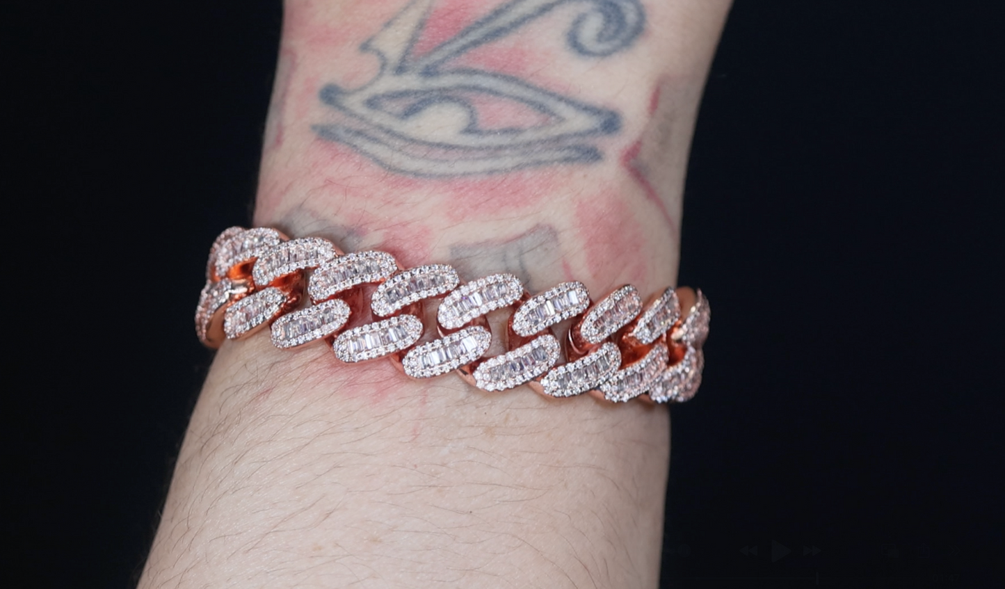 Rose Gold Cuban Bracelet