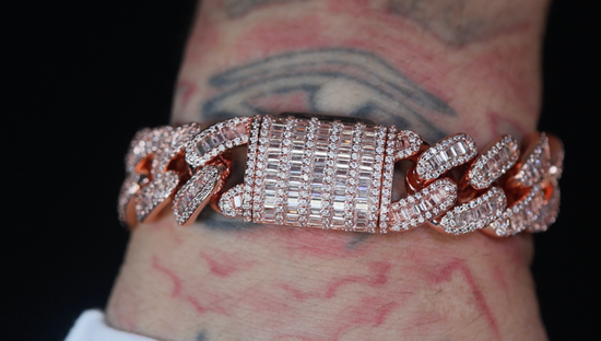 Rose Gold Cuban Bracelet