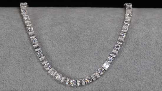 Baguette Moissanite Chain
