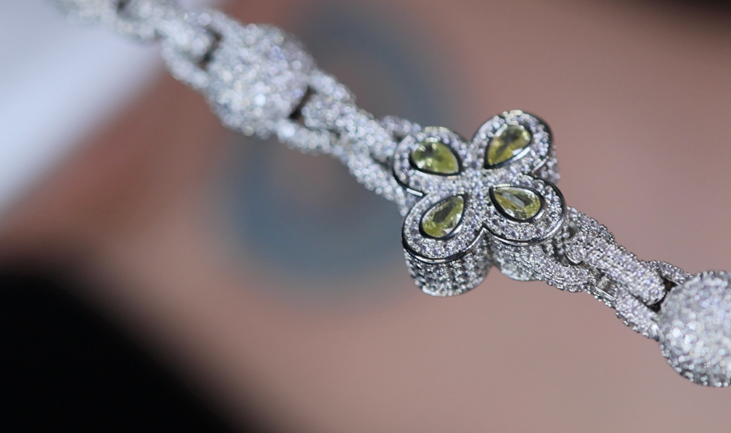 Men's Yellow Diamond Bracelet