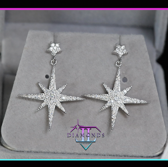 Diamond Star Earrings