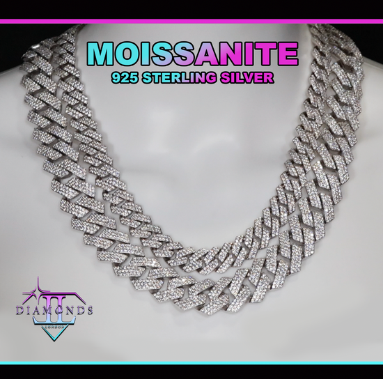 Moissanite Cuban Link Chain