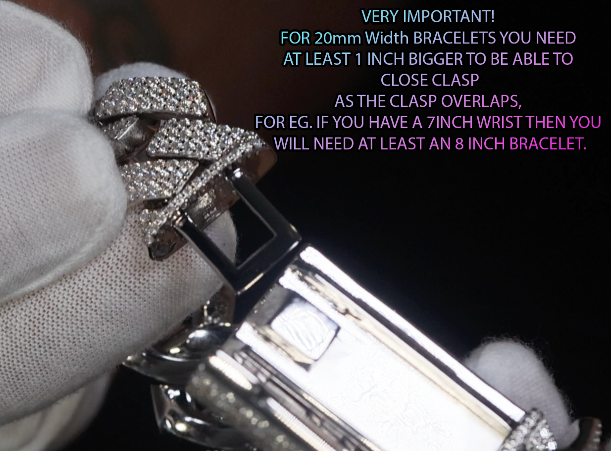 Moissanite Cuban Link Bracelet