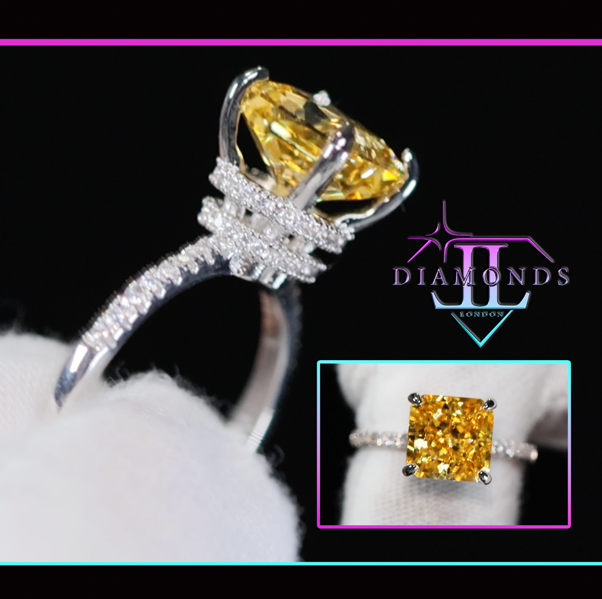 Yellow Diamond Engagement Ring