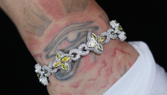 Men's Yellow Diamond Bracelet