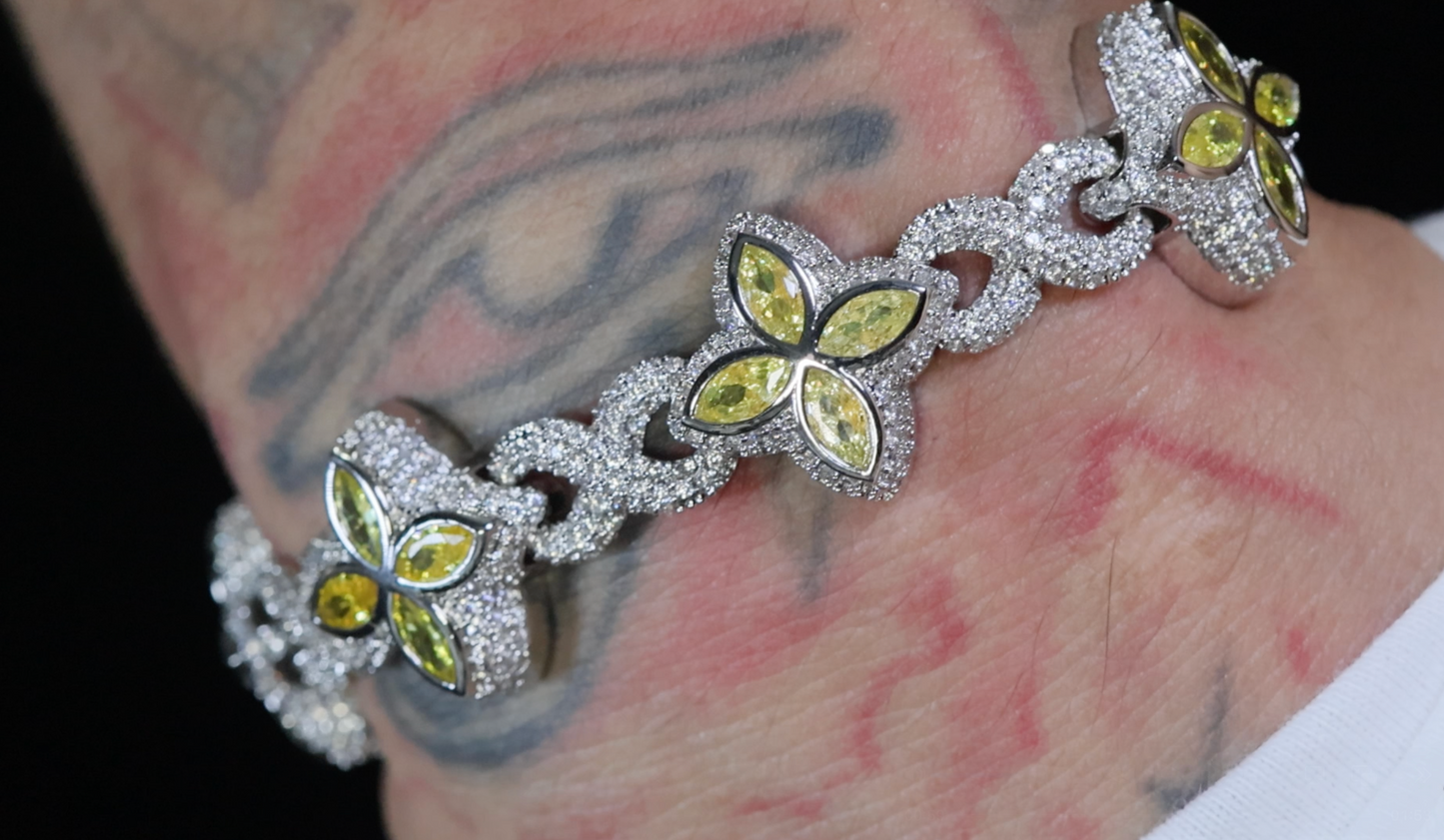Men's Yellow Diamond Bracelet