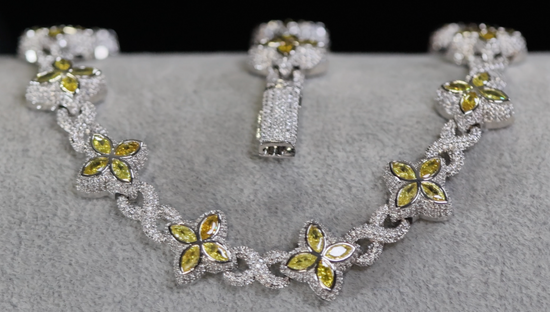 Men's Yellow Diamond Chain