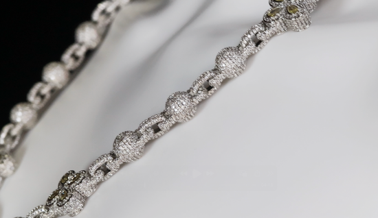Men's Diamond Ball Chain