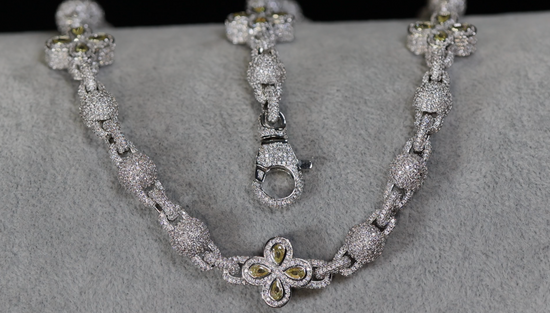 Men's Yellow Diamond Chain
