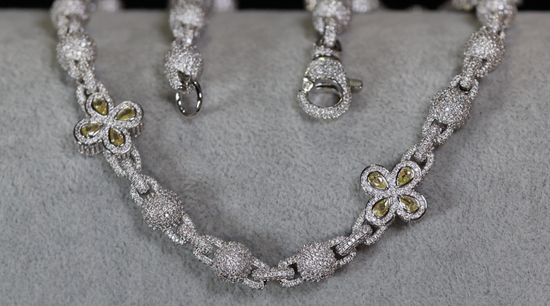 Men's Yellow Diamond Chain