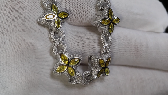 Yellow Diamond Necklace