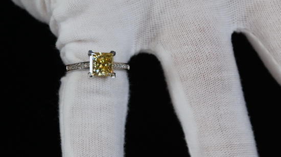 Yellow Diamond Ring