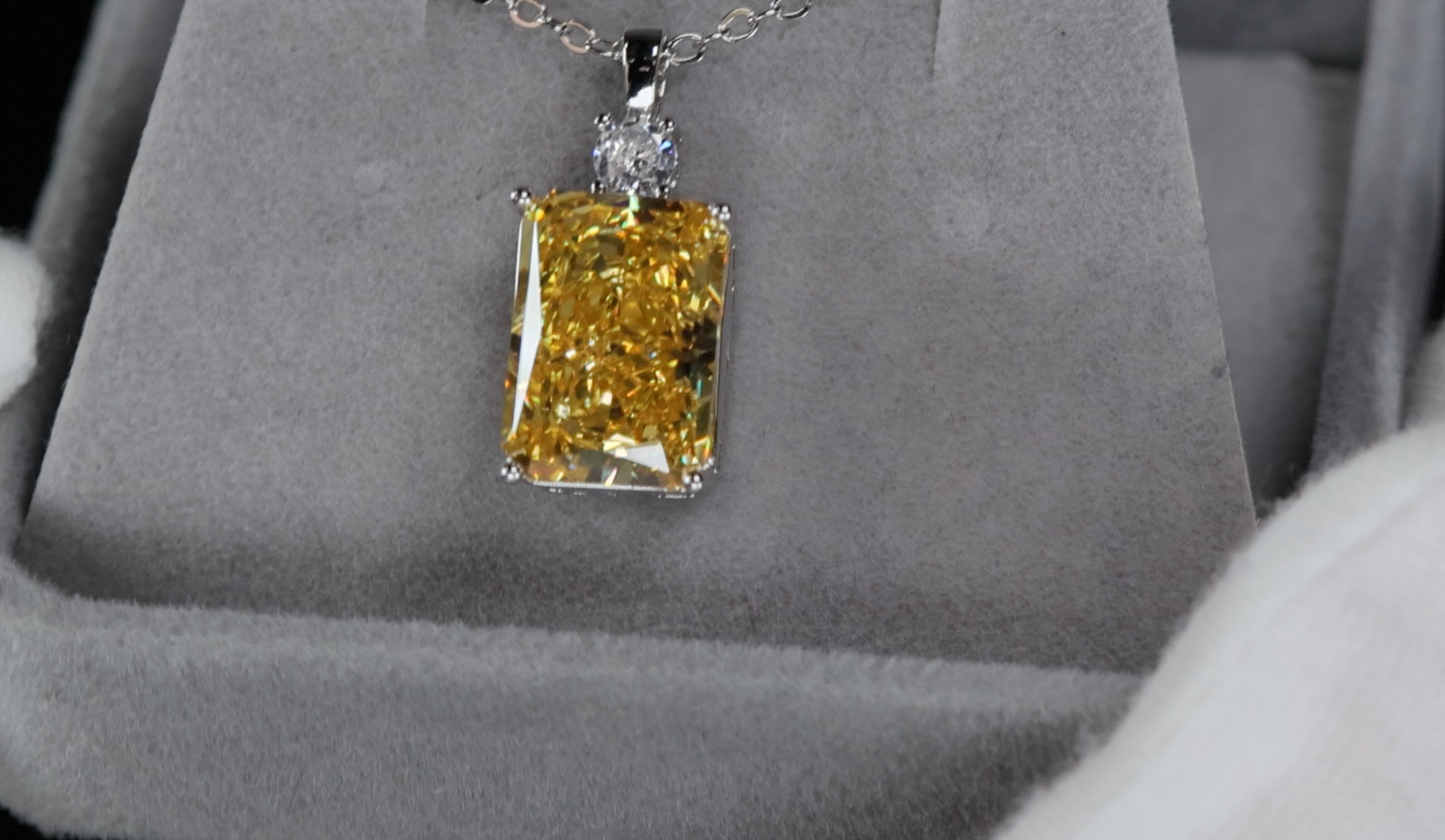 Yellow Diamond Pendant