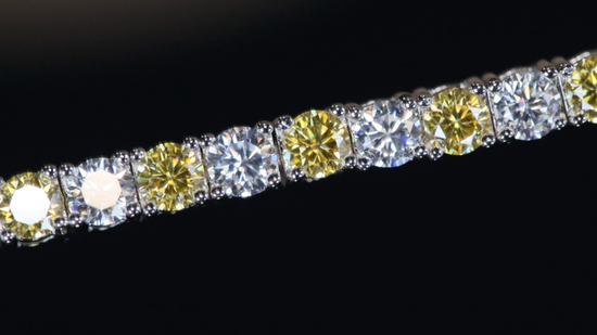 Yellow Lab Diamond Bracelet