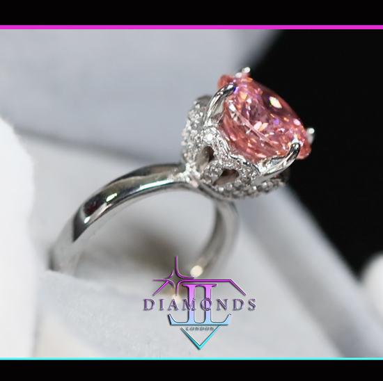 Big Pink Diamond Ring