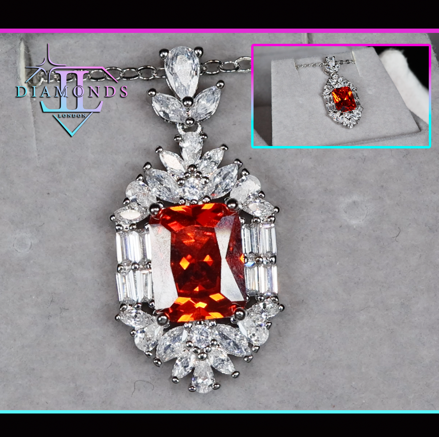 Red Diamond Pendant