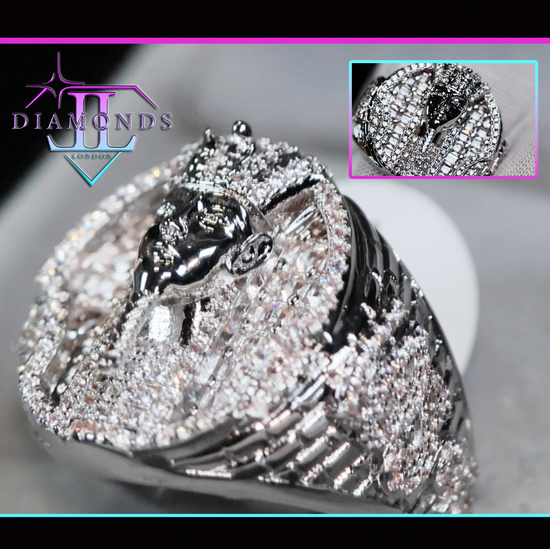 Baguette Diamond Pharaoh Ring