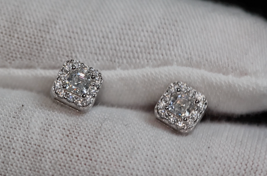 Moissanite Ear Studs