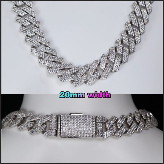 Moissanite Cuban Link Chain