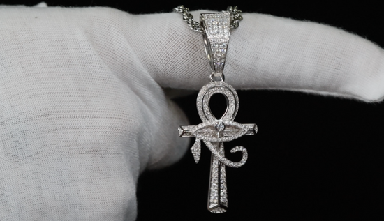 Moissanite Ankh Pendant