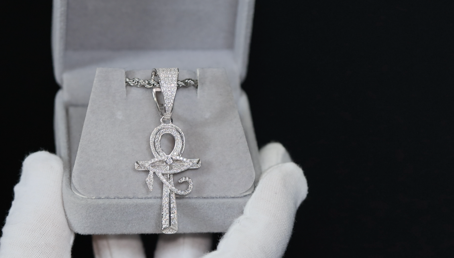 Moissanite Ankh Pendant