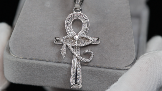 Moissanite Ankh Pendant