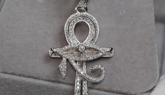 Moissanite Ankh Pendant