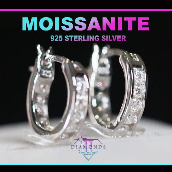 Moissanite Hoops