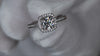 Womens Moissanite Diamond Engagement Ring