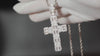 Big Diamond Cross Pendant 