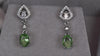 green diamond earrings