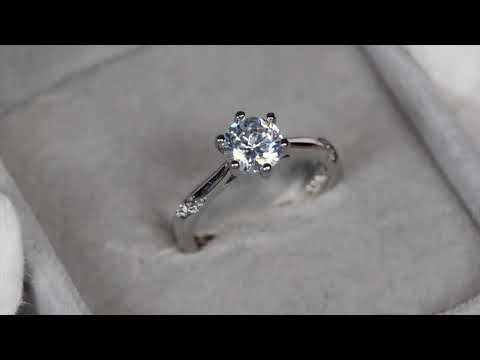 Womens Diamond Engagement Ring