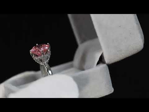 Load and play video in Gallery viewer, Big Pink Diamond Ring
