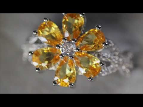 Women's Yellow Diamond Ring