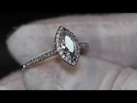 Load and play video in Gallery viewer, Marquise diamond ring
