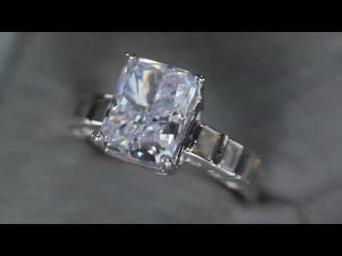 Crushed Iced Diamond Ring