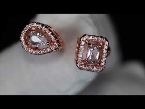 Womens Rose Gold Diamond Ring