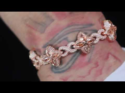 Rose Gold Champagne Diamond Bracelet