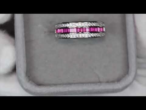 Mens Pink Diamond Ring