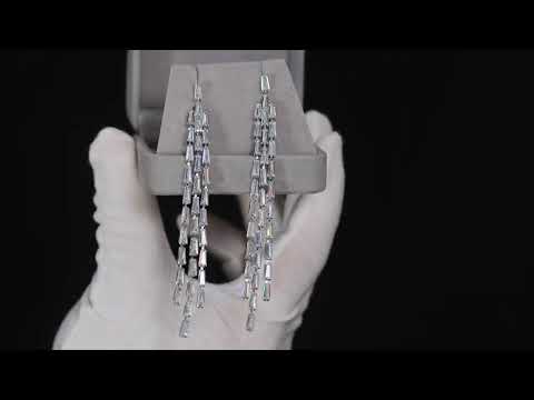 Diamond Tassel Earrings