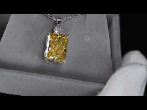 Yellow Diamond Pendant